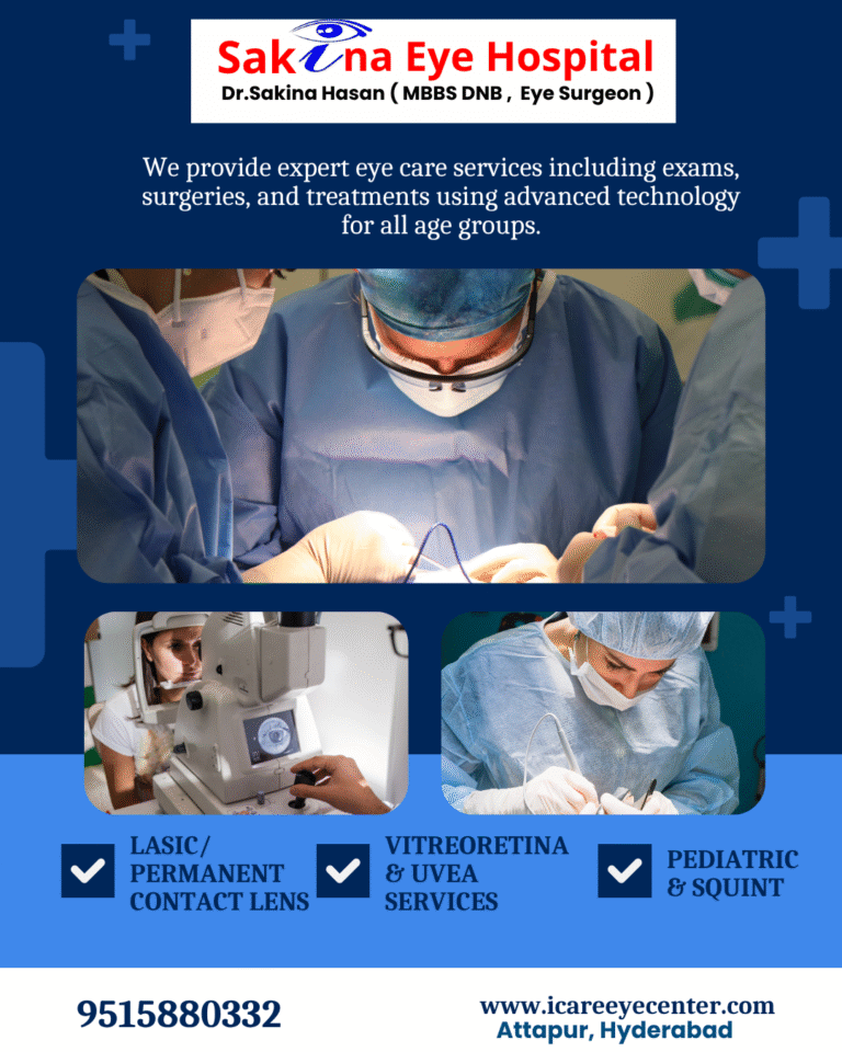 How Sakina Eye Hospital Ensures Safe and Advanced Eye Care