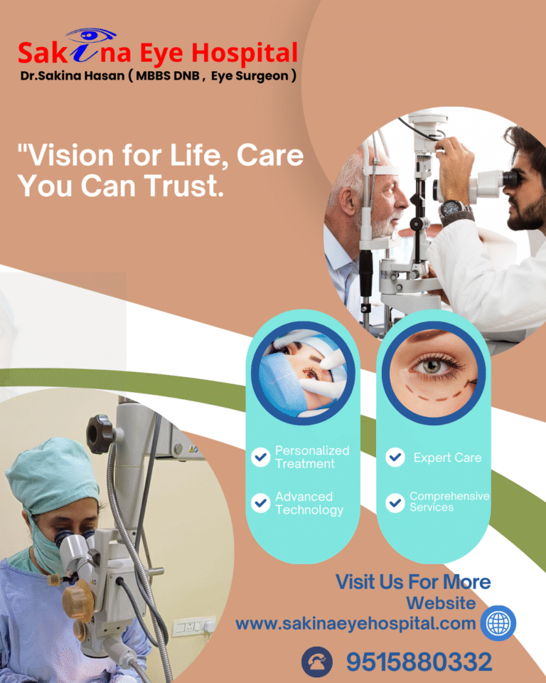 Top Eye Care Services Available at Sakina Eye Hospital Attapur